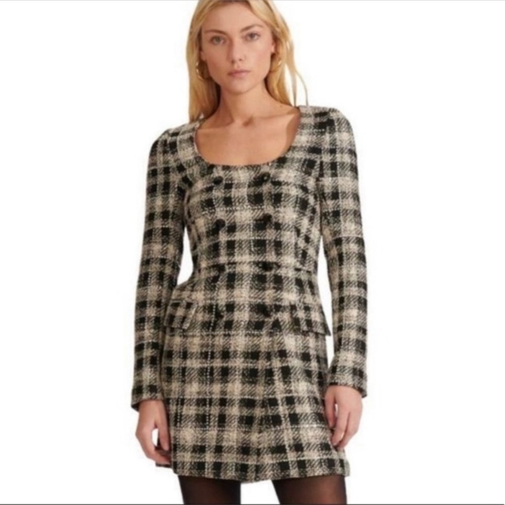 VERONICA BEARD Sondra Plaid Blazer Dress Sz 2